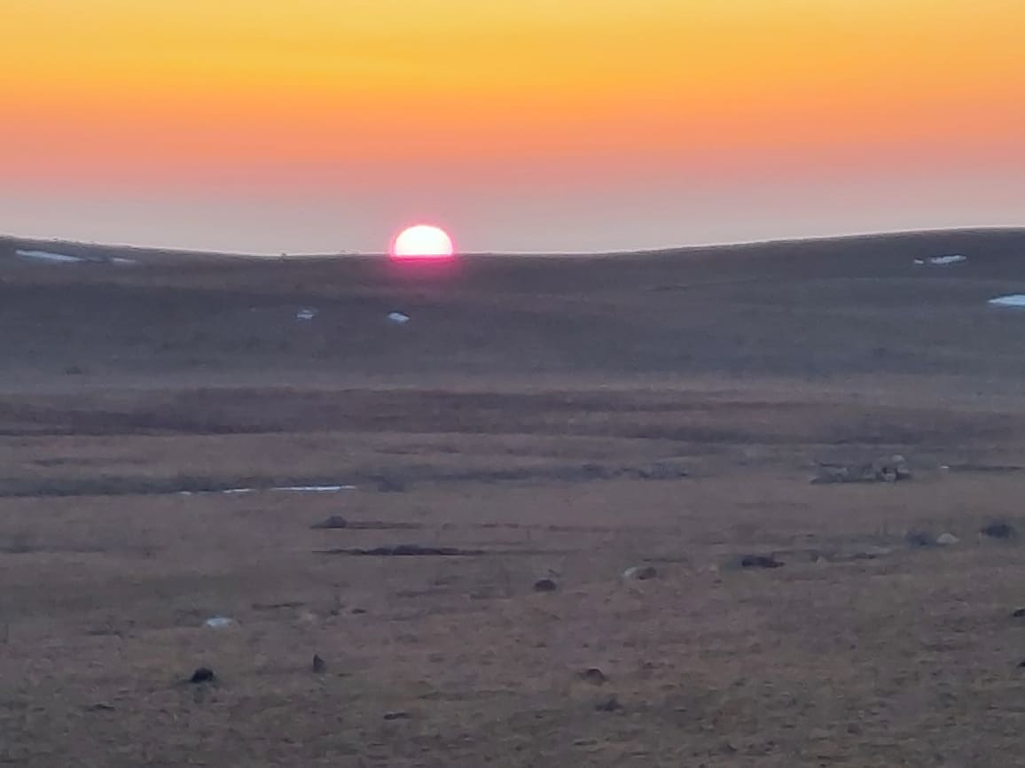 VéLo Electrique Plateau Trizac Coucher De Soleil